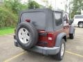 2007 Red Rock Crystal Pearl Jeep Wrangler Unlimited X 4x4  photo #3