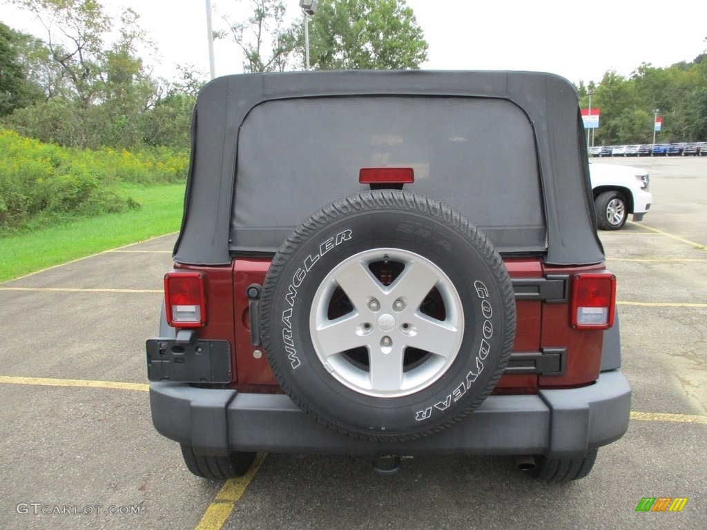 2007 Wrangler Unlimited X 4x4 - Red Rock Crystal Pearl / Dark Slate Gray/Medium Slate Gray photo #4