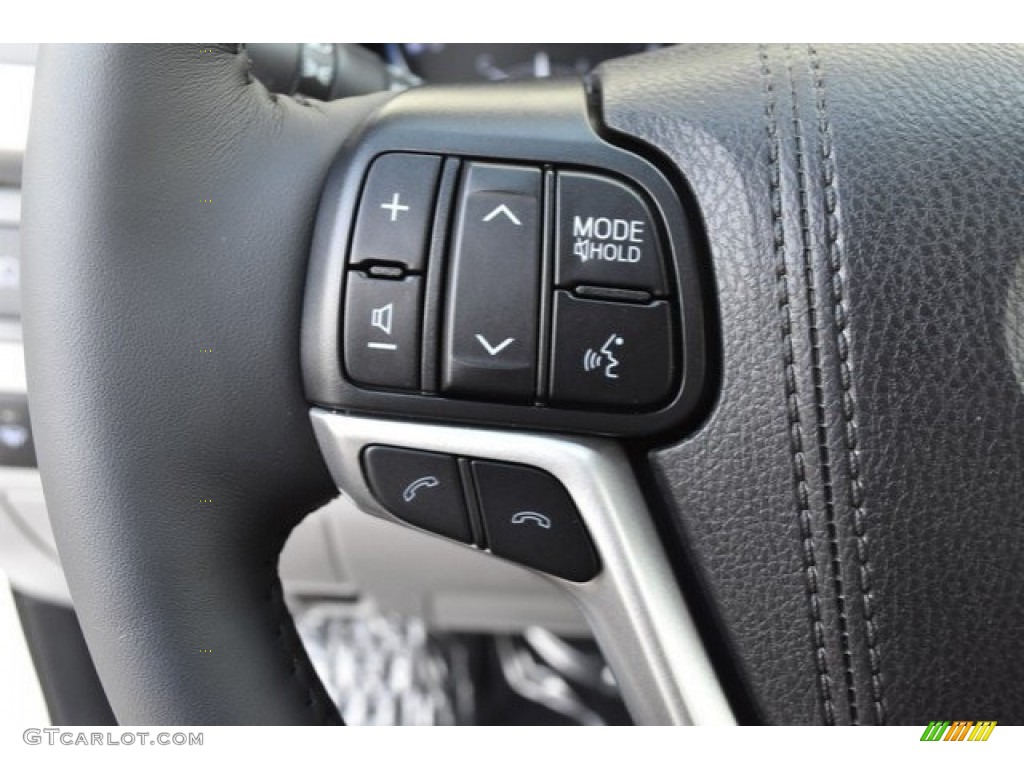 2019 Toyota Highlander Limited Platinum AWD Ash Steering Wheel Photo #129618755