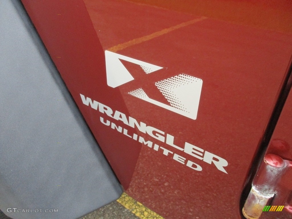 2007 Wrangler Unlimited X 4x4 - Red Rock Crystal Pearl / Dark Slate Gray/Medium Slate Gray photo #10