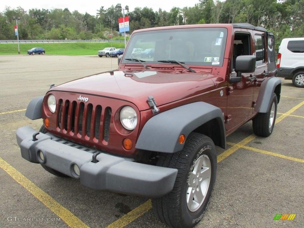 2007 Wrangler Unlimited X 4x4 - Red Rock Crystal Pearl / Dark Slate Gray/Medium Slate Gray photo #13