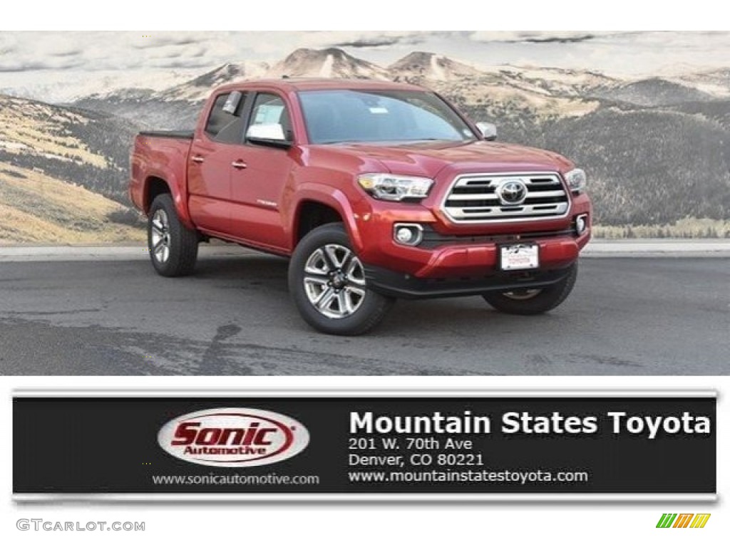 2019 Barcelona Red Metallic Toyota Tacoma Limited Double Cab