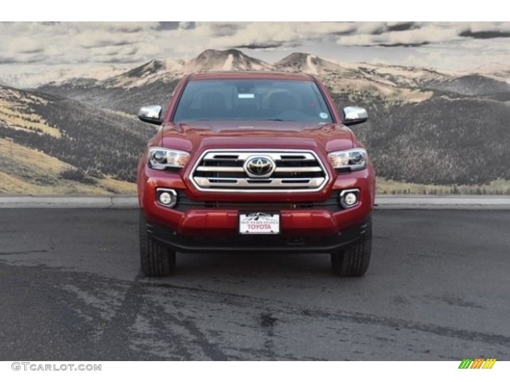2019 Tacoma Limited Double Cab 4x4 - Barcelona Red Metallic / Black photo #2