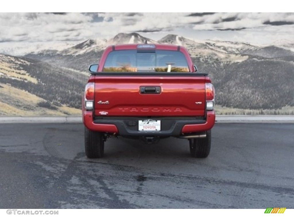 2019 Tacoma Limited Double Cab 4x4 - Barcelona Red Metallic / Black photo #4