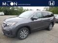 2019 Modern Steel Metallic Honda Pilot EX AWD  photo #1