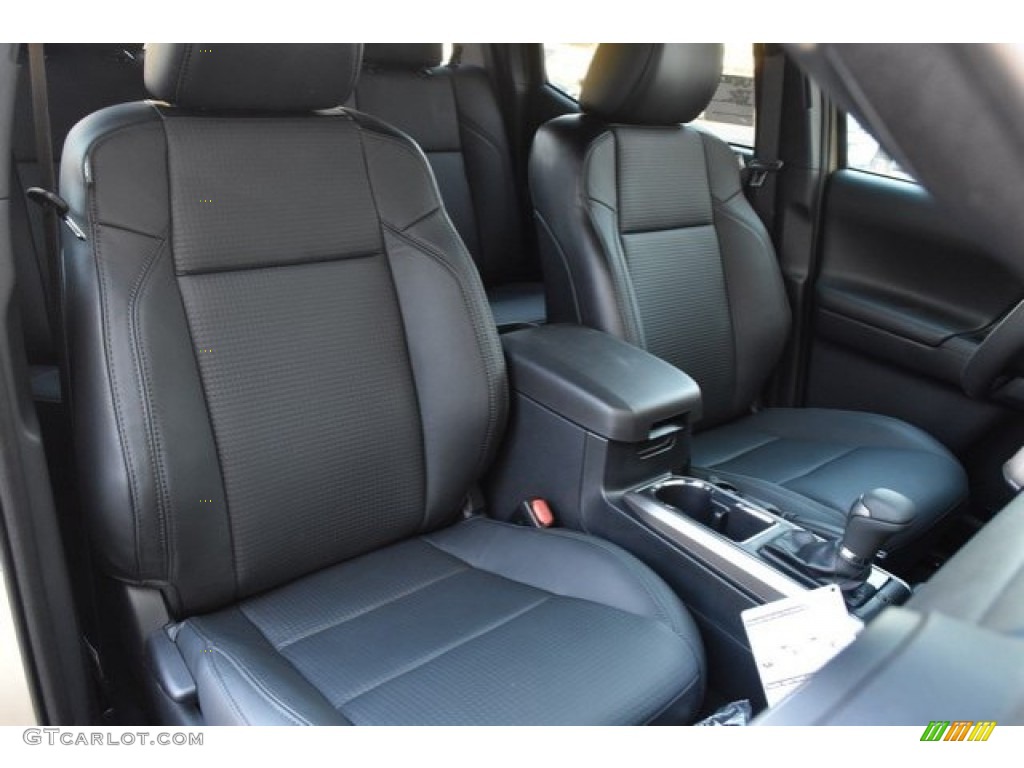 Black Interior 2019 Toyota Tacoma Limited Double Cab 4x4 Photo #129619946