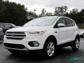 White Platinum 2017 Ford Escape SE 4WD