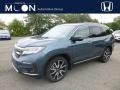 2019 Steel Sapphire Metallic Honda Pilot Touring AWD  photo #1