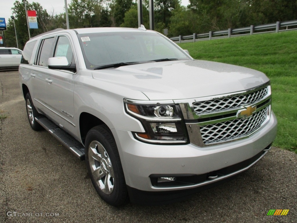 Silver Ice Metallic 2019 Chevrolet Suburban LT 4WD Exterior Photo #129620801