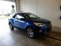 2017 Lightning Blue Ford Escape Titanium 4WD  photo #1