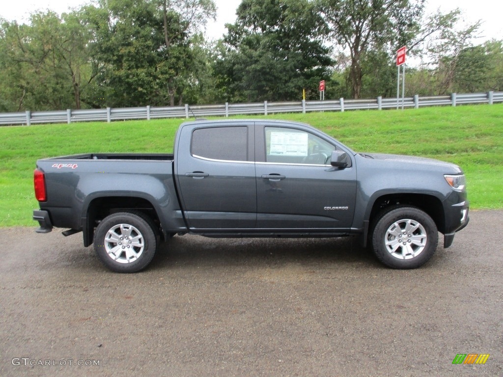 Shadow Gray Metallic 2019 Chevrolet Colorado LT Crew Cab 4x4 Exterior Photo #129623972