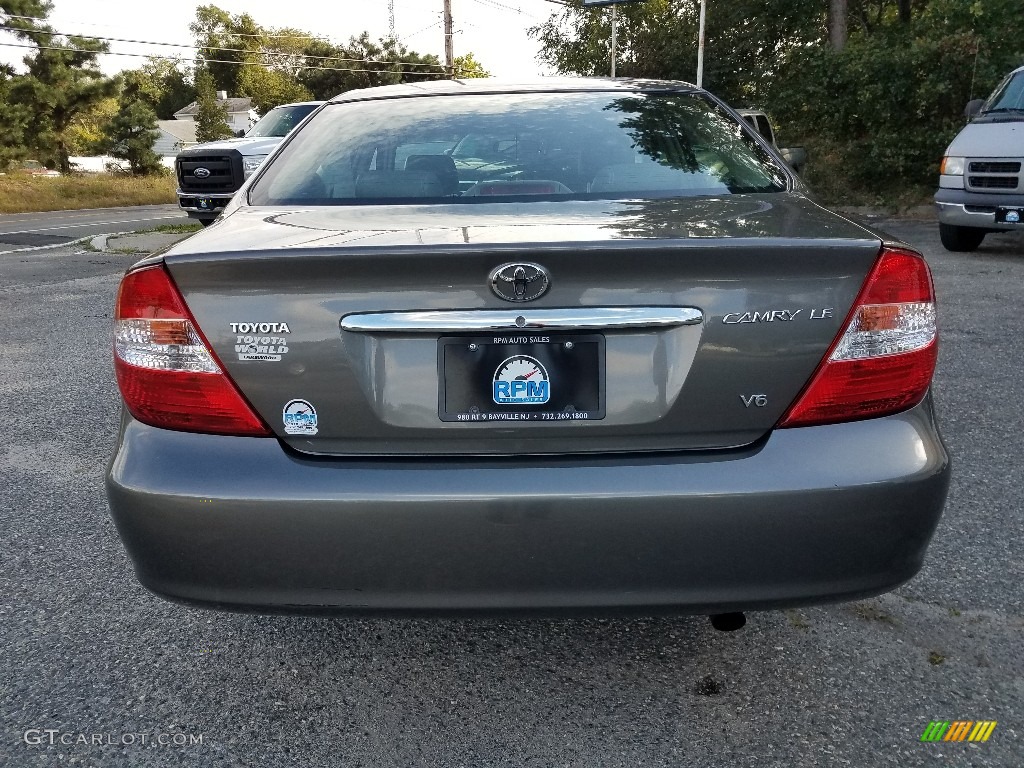 2003 Camry LE V6 - Phantom Gray Pearl / Stone photo #5