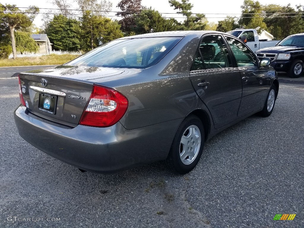 2003 Camry LE V6 - Phantom Gray Pearl / Stone photo #6