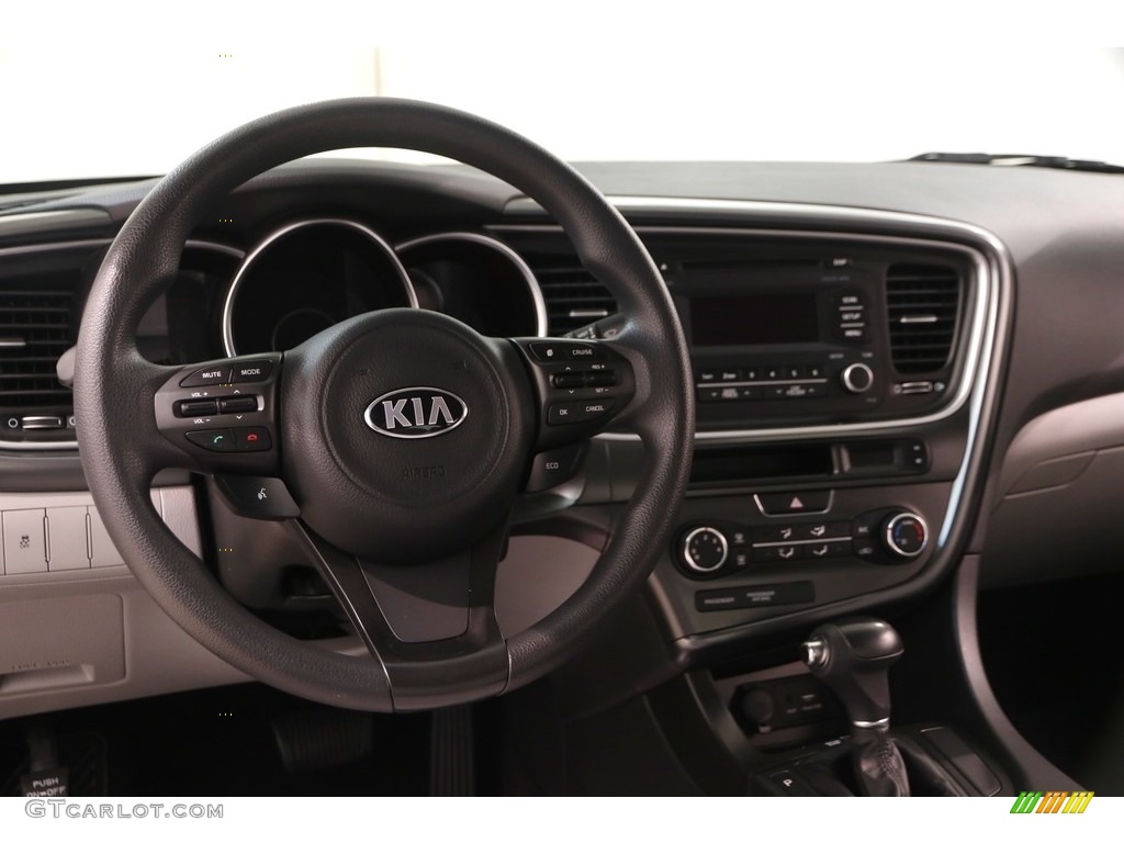 2015 Optima LX - Smokey Blue Metallic / Gray photo #6