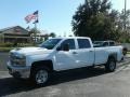 2019 Summit White Chevrolet Silverado 2500HD Work Truck Crew Cab 4WD  photo #1