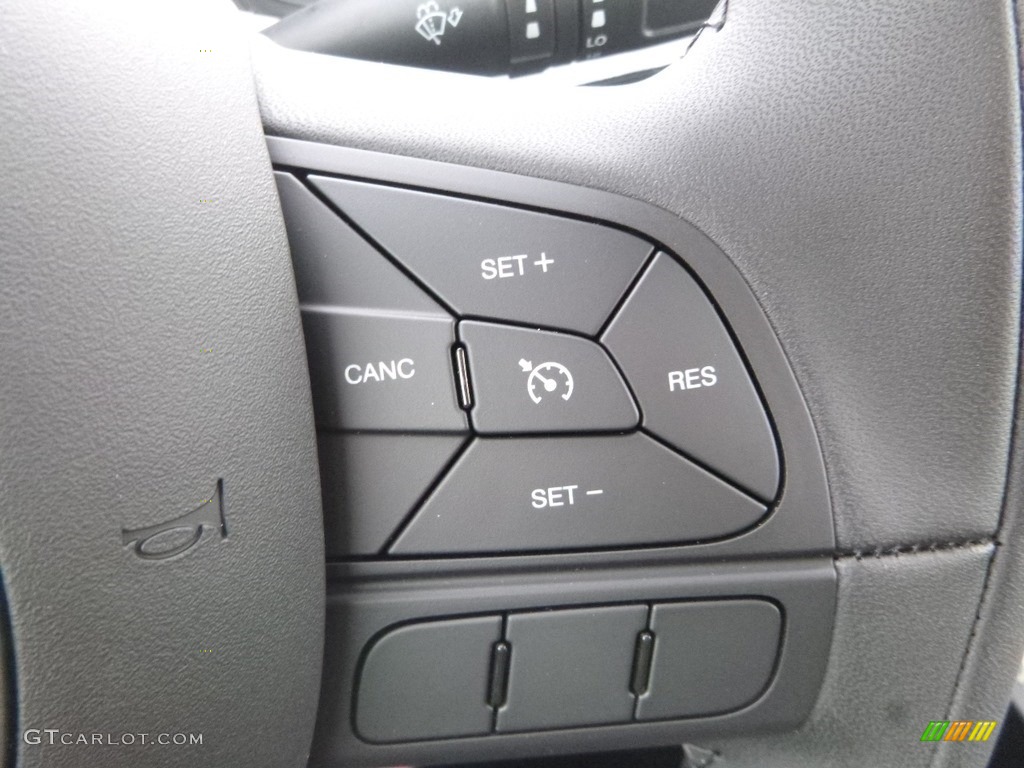 2018 Fiat 500X Pop Black Steering Wheel Photo #129629033