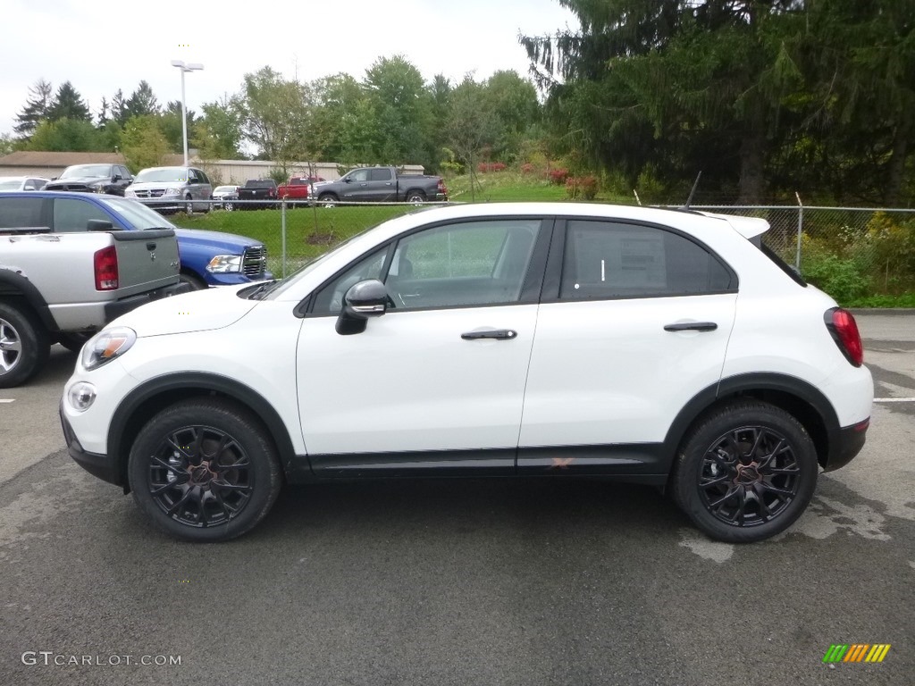 White (Bianco) 2018 Fiat 500X Trekking AWD Exterior Photo #129629105