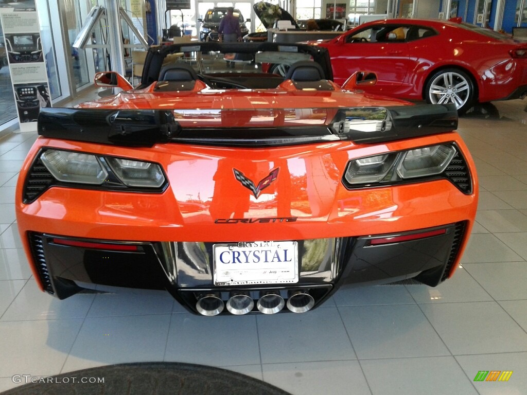 2019 Corvette Z06 Convertible - Sebring Orange Tintcoat / Black photo #4