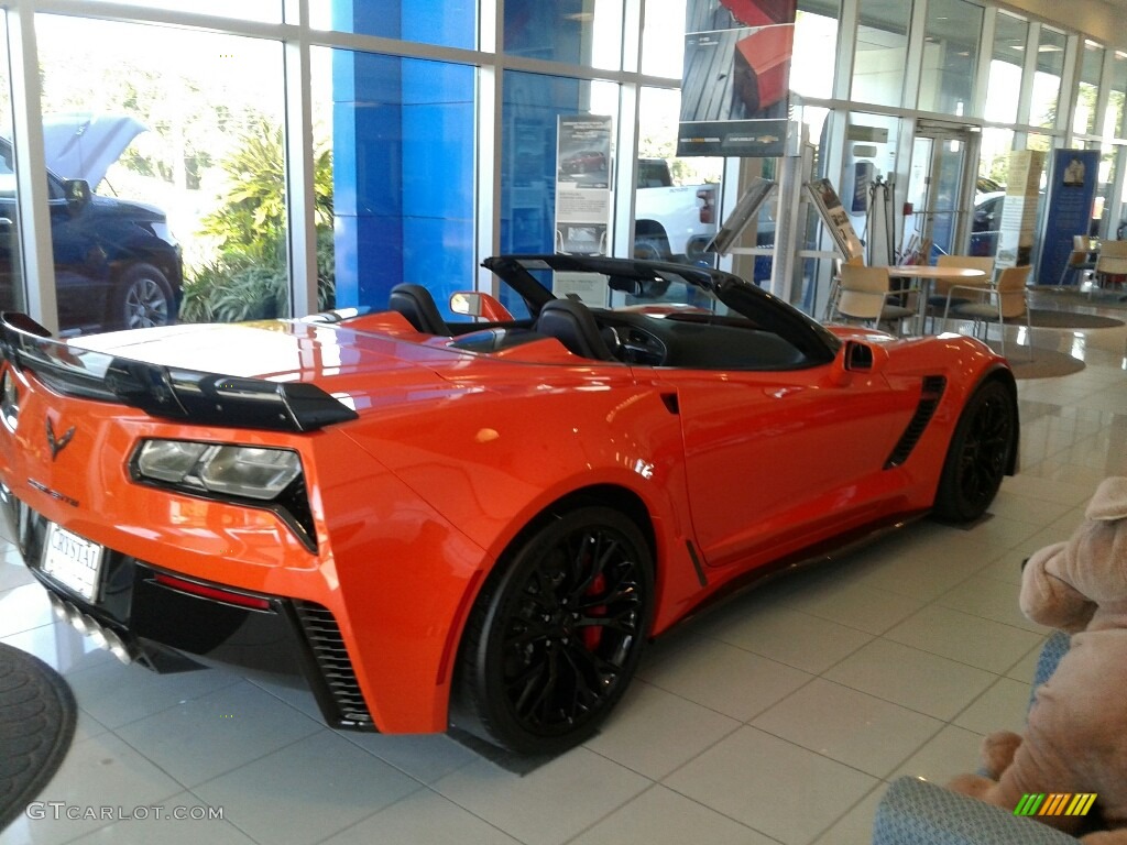 2019 Corvette Z06 Convertible - Sebring Orange Tintcoat / Black photo #5