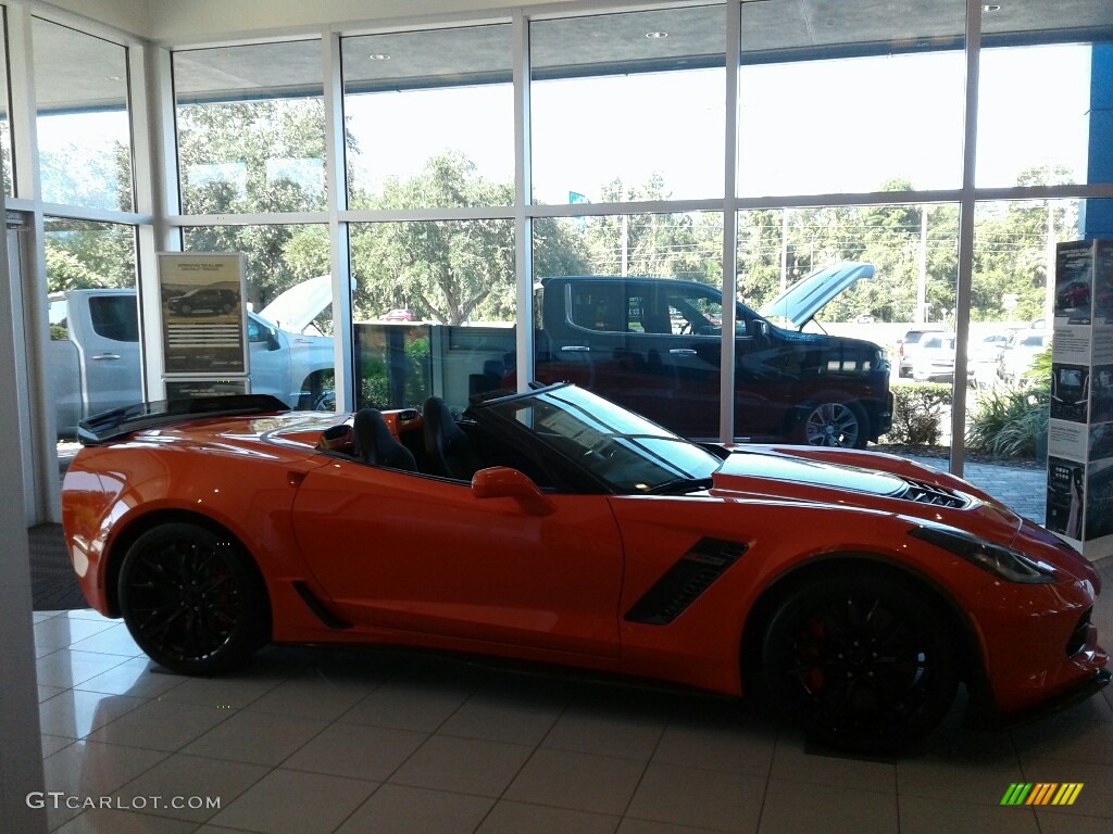 2019 Corvette Z06 Convertible - Sebring Orange Tintcoat / Black photo #6