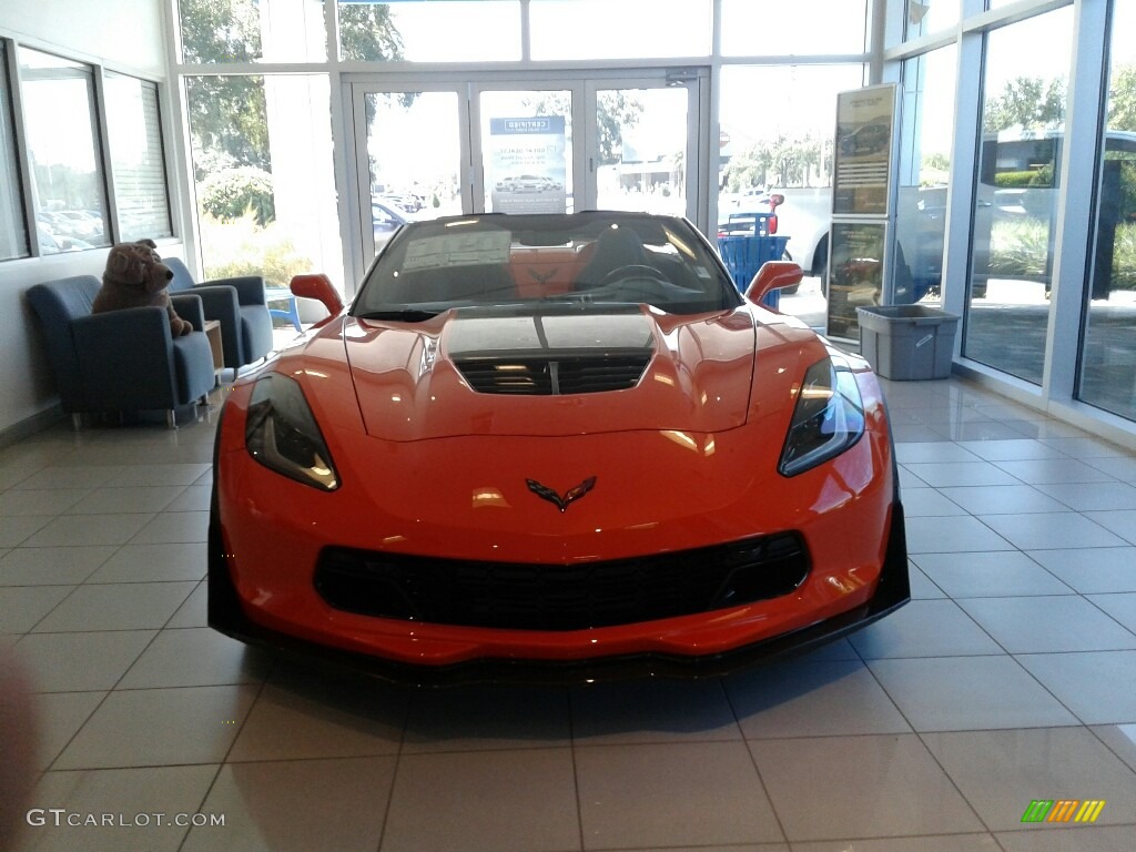 2019 Corvette Z06 Convertible - Sebring Orange Tintcoat / Black photo #8