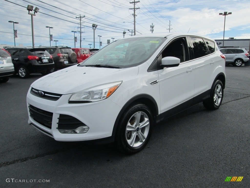 2013 Escape SE 1.6L EcoBoost 4WD - White Platinum Metallic Tri-Coat / Medium Light Stone photo #2