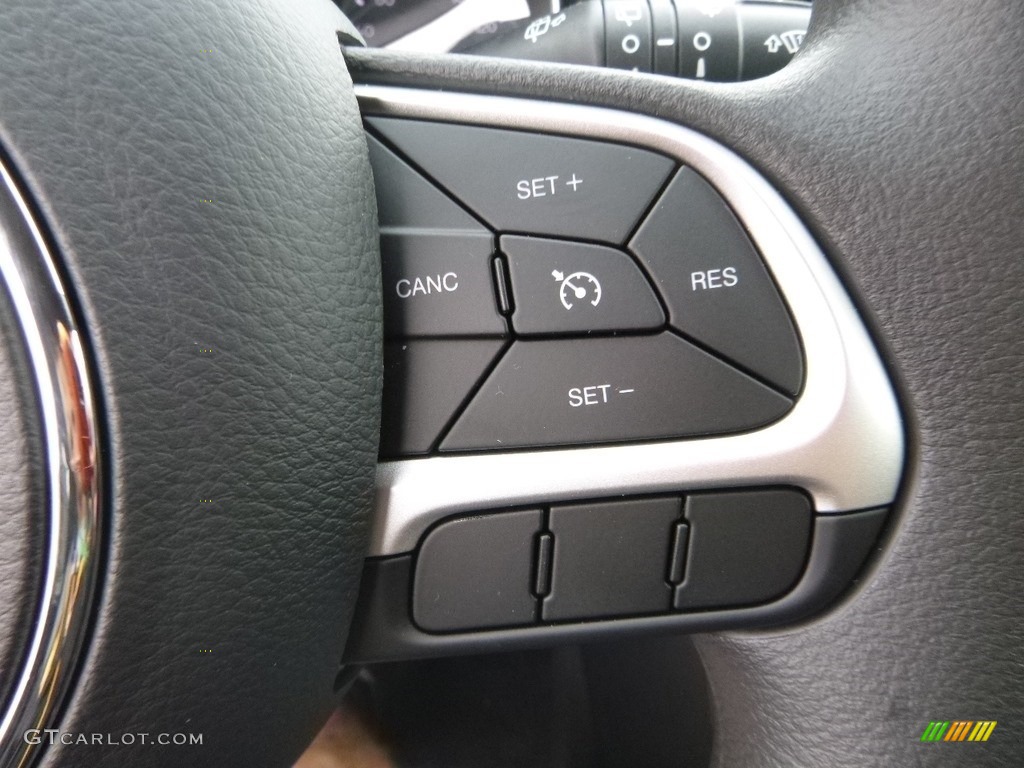 2019 Jeep Compass Sport Black Steering Wheel Photo #129631523