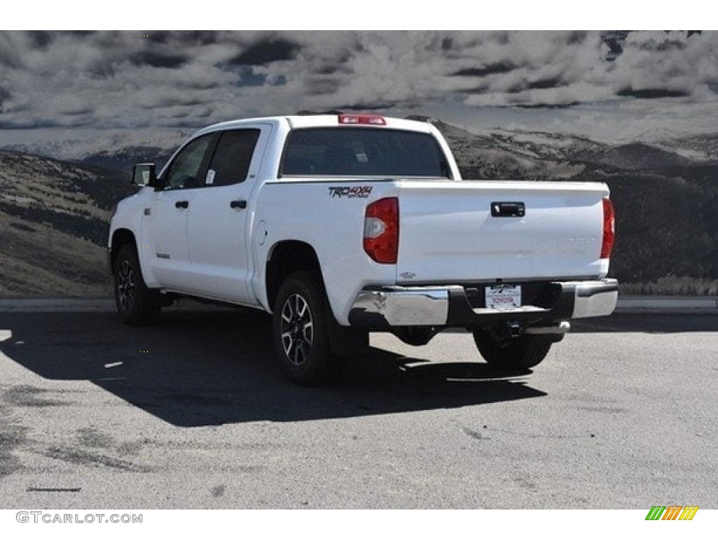 2019 Tundra SR5 CrewMax 4x4 - Super White / Graphite photo #3