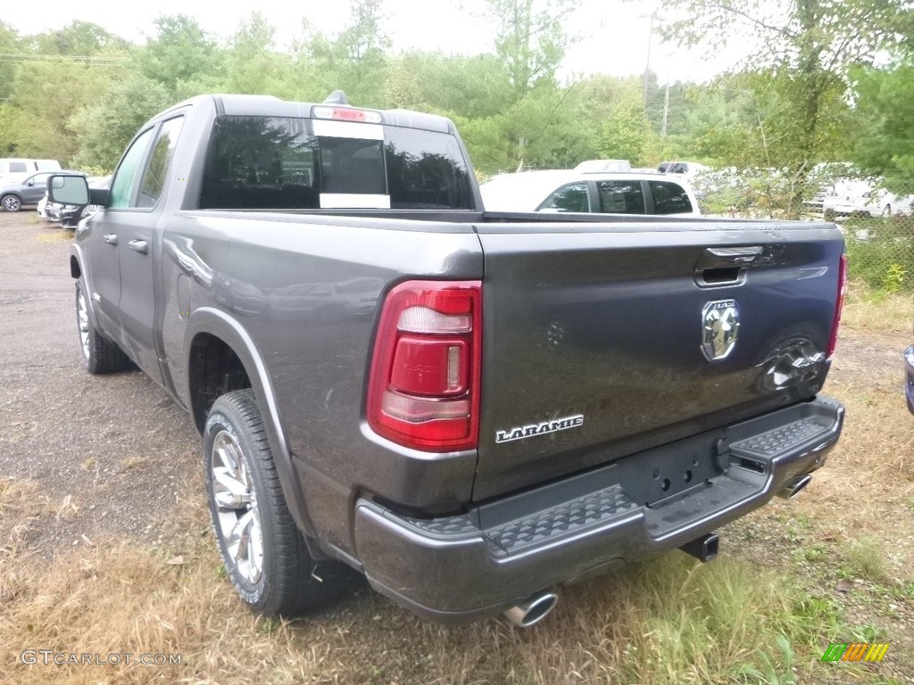 2019 1500 Laramie Crew Cab 4x4 - Granite Crystal Metallic / Black photo #3