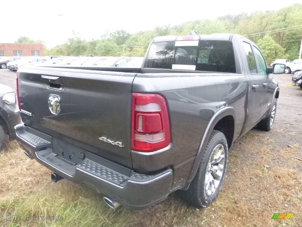 2019 1500 Laramie Crew Cab 4x4 - Granite Crystal Metallic / Black photo #5
