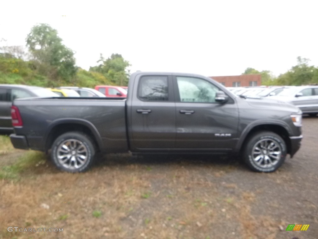 2019 1500 Laramie Crew Cab 4x4 - Granite Crystal Metallic / Black photo #6
