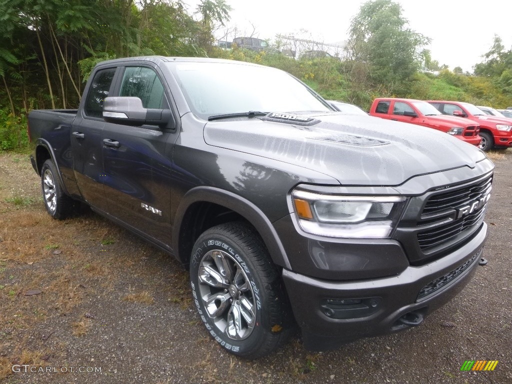 Granite Crystal Metallic 2019 Ram 1500 Laramie Crew Cab 4x4 Exterior Photo #129635804