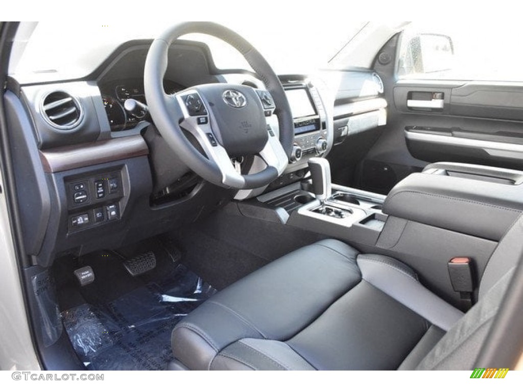 Black Interior 2019 Toyota Tundra Limited CrewMax 4x4 Photo #129636263