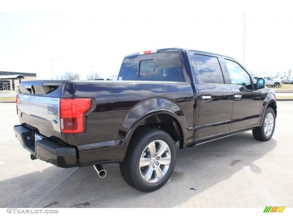 2018 F150 Platinum SuperCrew - Magma Red / Black photo #7