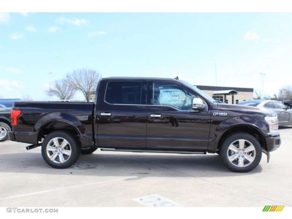2018 F150 Platinum SuperCrew - Magma Red / Black photo #10
