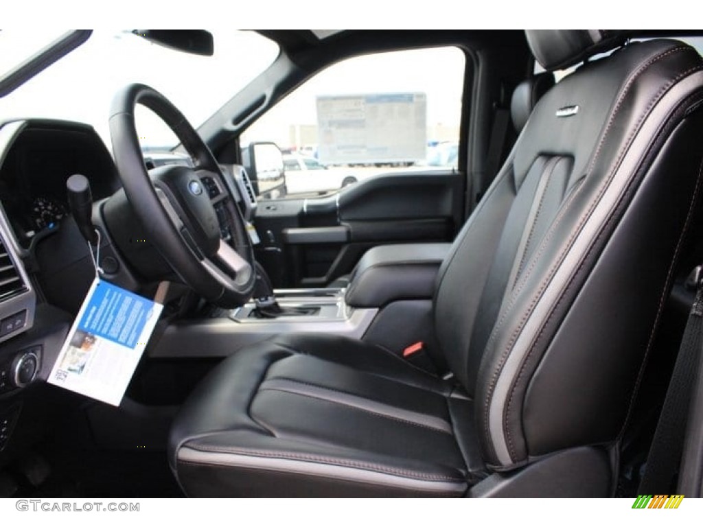 2018 F150 Platinum SuperCrew - Magma Red / Black photo #13