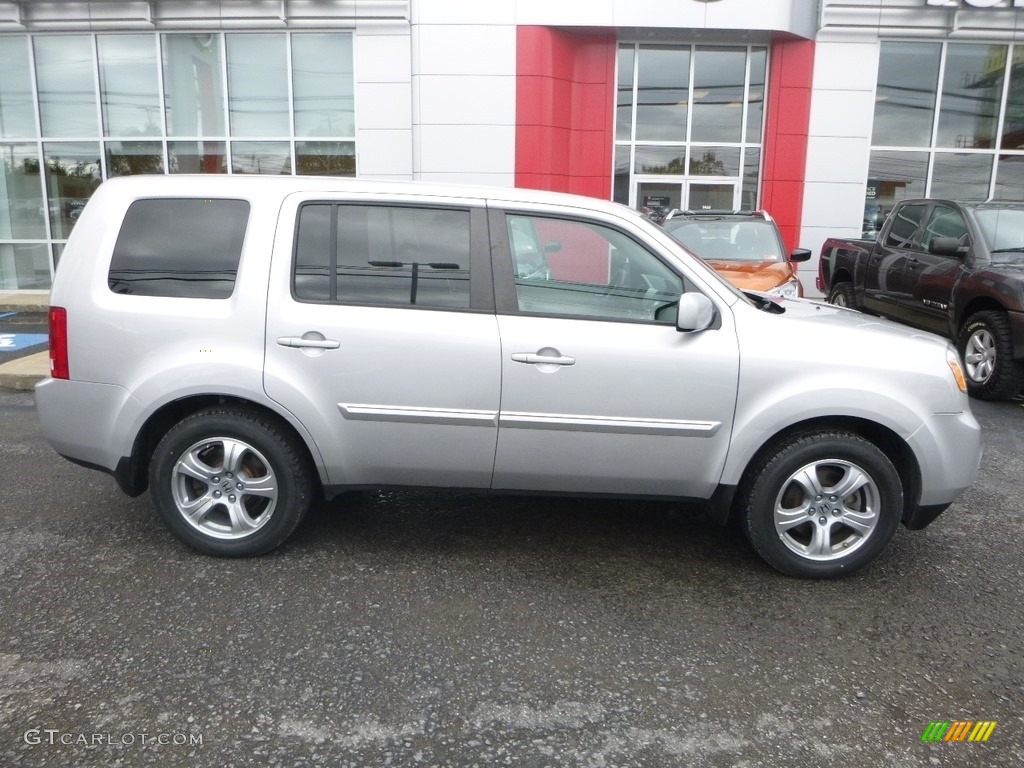 2015 Pilot EX 4WD - Alabaster Silver Metallic / Gray photo #3