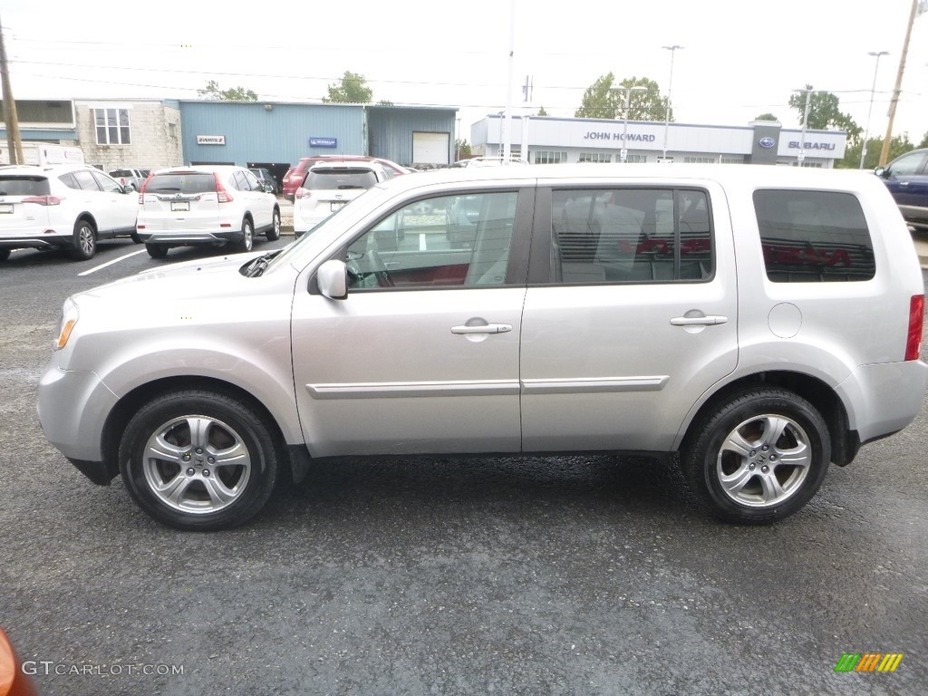 2015 Pilot EX 4WD - Alabaster Silver Metallic / Gray photo #7
