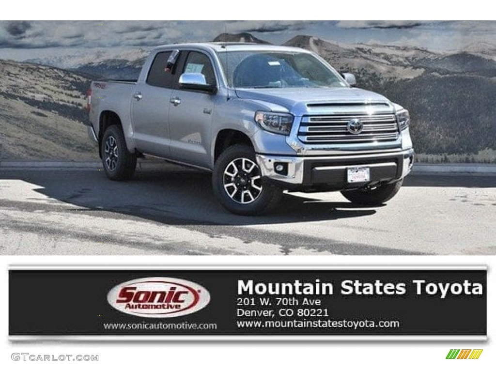 2019 Tundra Limited CrewMax 4x4 - Silver Sky Metallic / Black photo #1