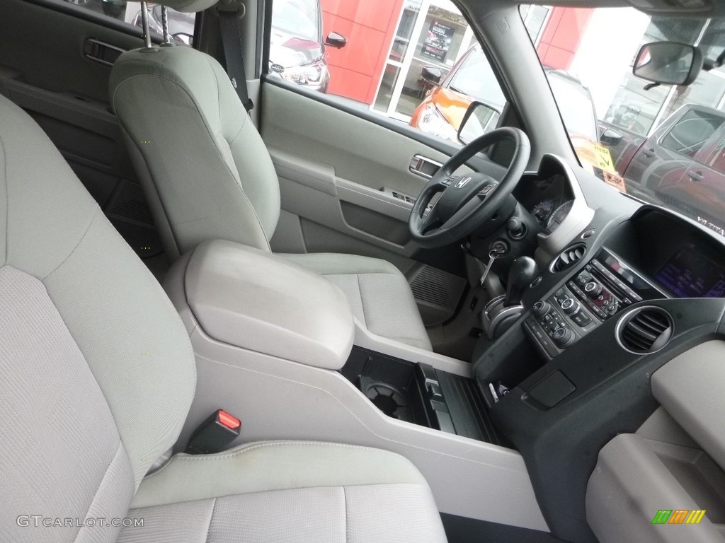 2015 Pilot EX 4WD - Alabaster Silver Metallic / Gray photo #10