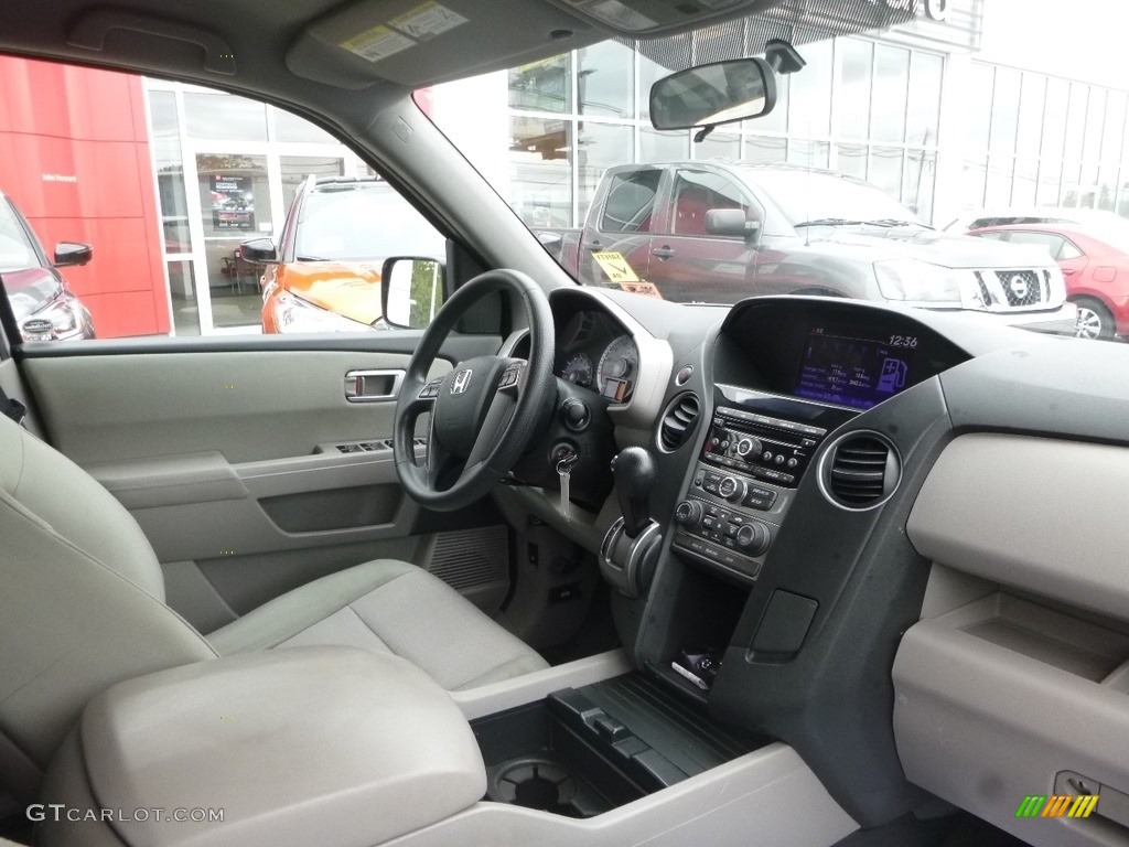 2015 Pilot EX 4WD - Alabaster Silver Metallic / Gray photo #11