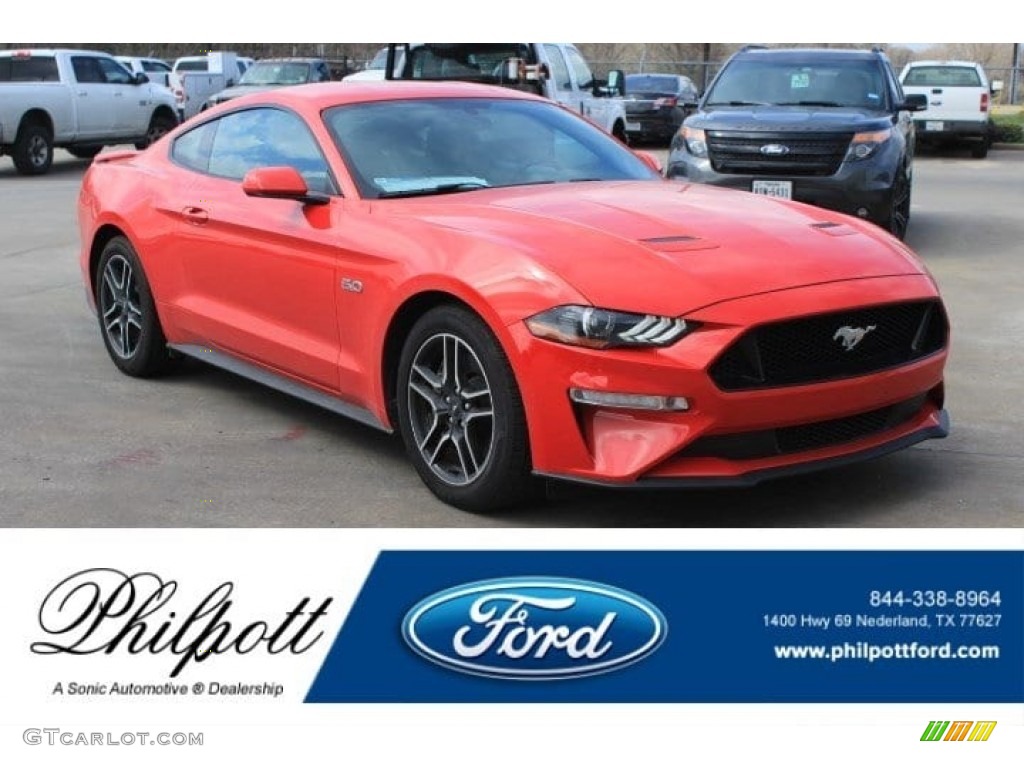 2018 Mustang GT Fastback - Race Red / Ebony photo #1