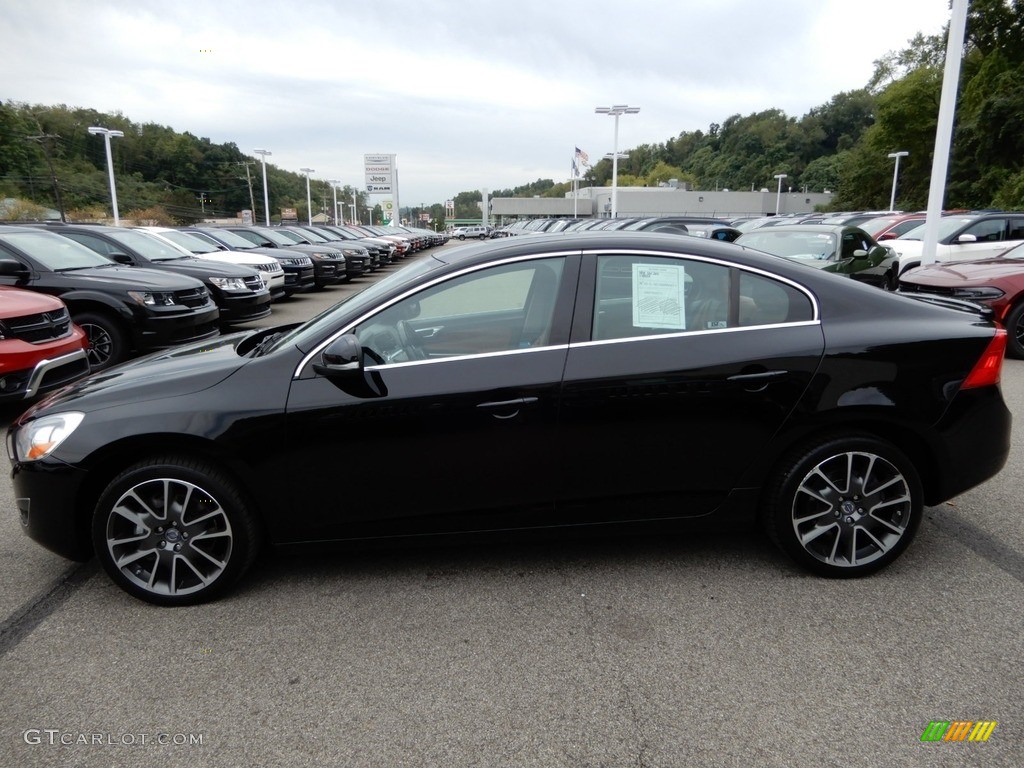 2011 S60 T6 AWD - Black / Beechwood Brown/Off Black photo #2