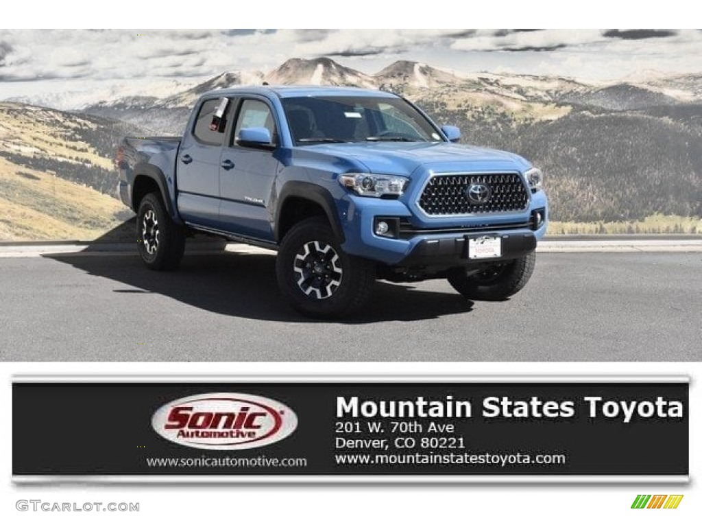 2019 Tacoma TRD Off-Road Double Cab 4x4 - Cavalry Blue / TRD Graphite photo #1