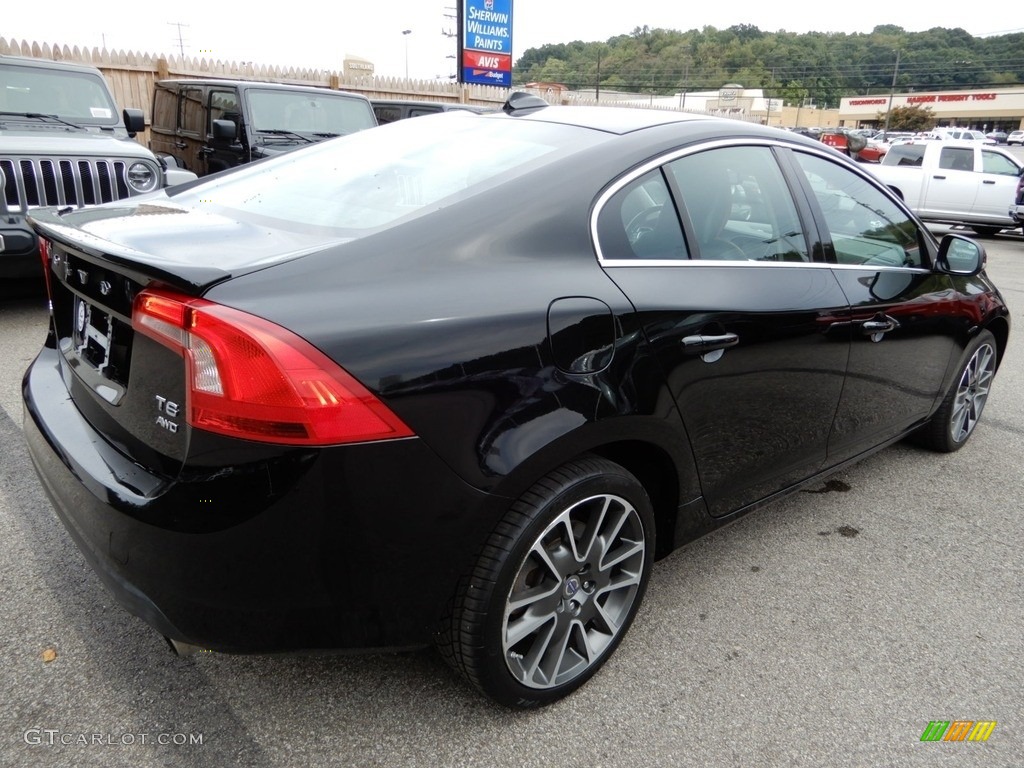 2011 S60 T6 AWD - Black / Beechwood Brown/Off Black photo #6
