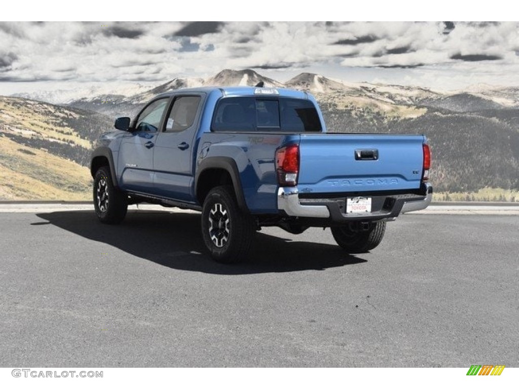 Cavalry Blue 2019 Toyota Tacoma TRD Off-Road Double Cab 4x4 Exterior Photo #129639428