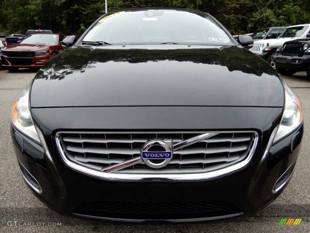 2011 S60 T6 AWD - Black / Beechwood Brown/Off Black photo #9