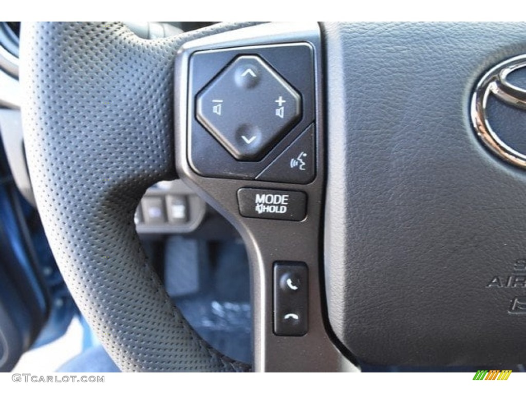 2019 Toyota Tacoma TRD Off-Road Double Cab 4x4 TRD Graphite Steering Wheel Photo #129639788