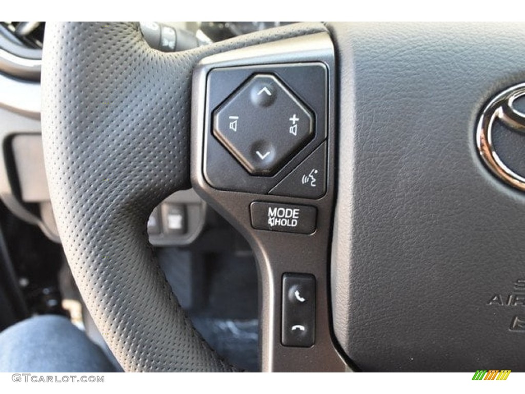 2019 Toyota Tacoma TRD Off-Road Double Cab 4x4 TRD Graphite Steering Wheel Photo #129640340
