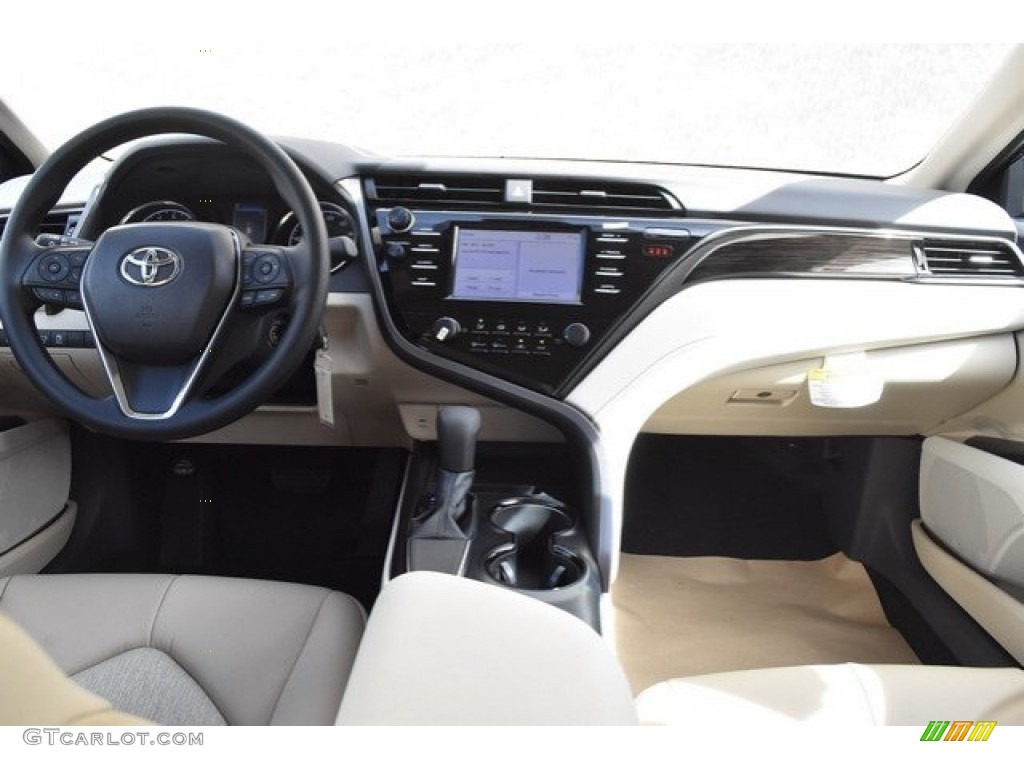 2019 Camry LE - Galactic Aqua Mica / Macadamia photo #8